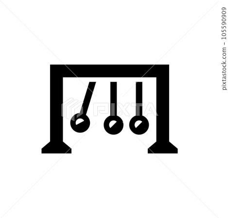 Newton cradle icon 105590909