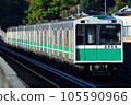 早上地鐵列車穿過科學城 105590966