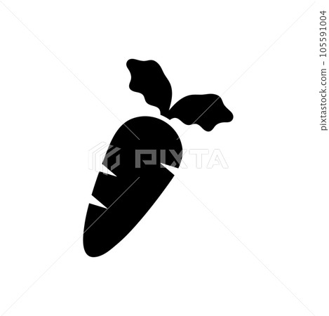 Carrot icon 105591004