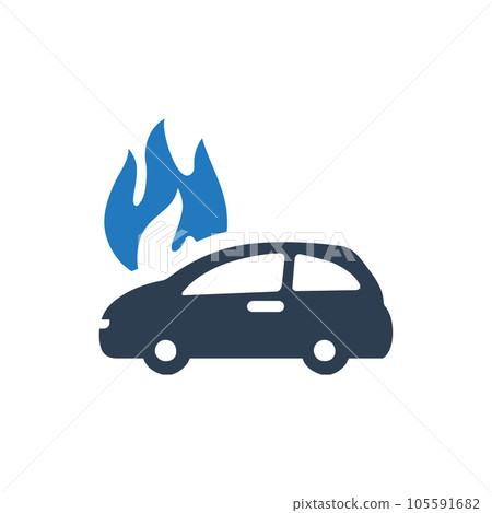 Car Crash Icon Car Crash Icon 105591682