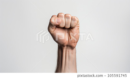 舉起拳頭 舉起拳頭 105591745