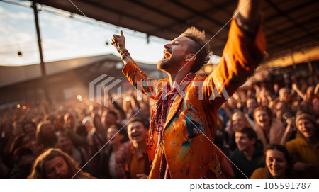 outdoor festival artist 105591787