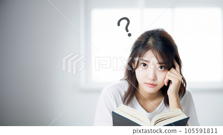 一個女人讀書困擾 105591811