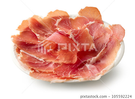 spanish iberico ham 105592224
