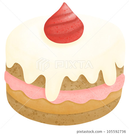 Japanese strawberry short cake 105592736