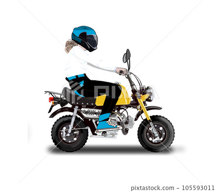 A woman wearing a helmet A woman wearing a helmet 105593011