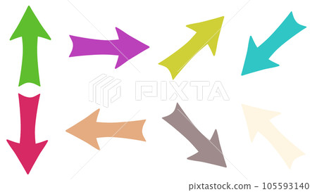 Arrow arrow ARROW direction illustration direction vector set 105593140