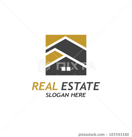 real estate vector logo real estate vector logo 105593380
