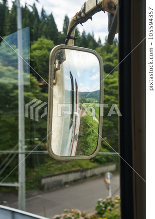 One-man train rearview mirror 105594357