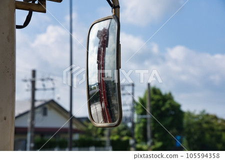 One-man train rearview mirror 105594358