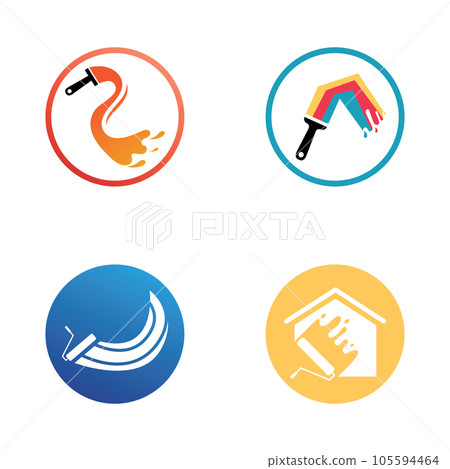 Paint Logo Template vector icon Paint Logo Template vector icon 105594464