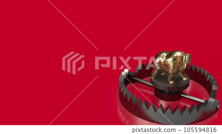 The Bear trap for Business concept 3d rendering The Bear trap for Business concept 3d rendering 105594816