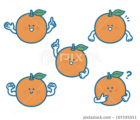 橙色字符 105595051