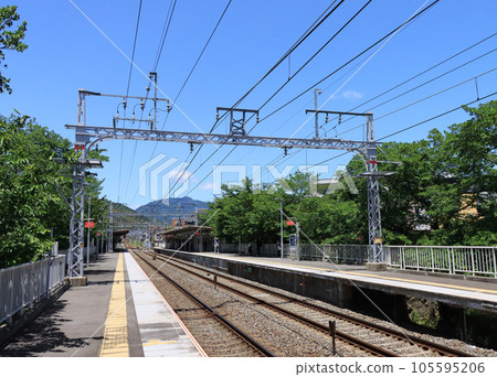 On the premises of Kamikatsura Station on the Hankyu Arashiyama Line 105595206