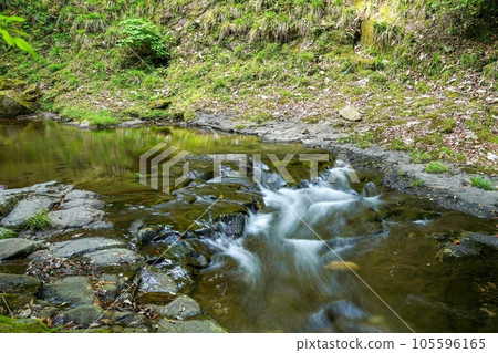 赤目四十八瀑布的清涼溪流風景 105596165