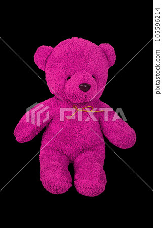red bear isolated from white background red bear isolated from white background 105596214