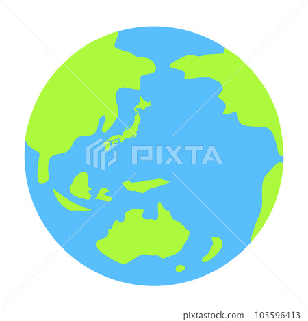 簡單的地球圖 簡單的地球圖 105596413