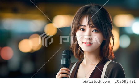 採訪現場的女記者 105596481