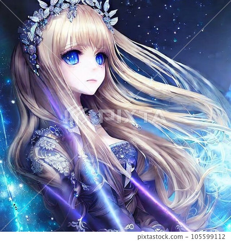 A pretty girl who flew down from the world of fairy 44 "AI generated image" 105599112