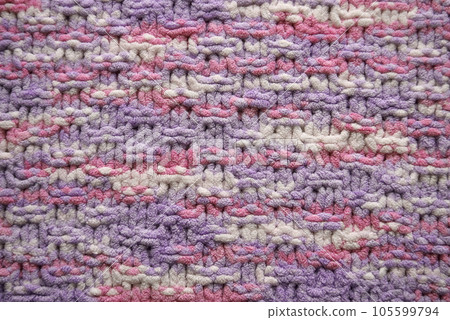 Pink and purple pastel color knitting pattern background Pink and purple pastel color knitting pattern background 105599794