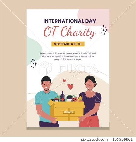 charity International day of charity day poster 105599961