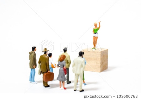 Image of a popular speech 105600768