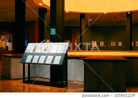 Mexico City - may 2023 inside in Museum of Modern Art inside the Chapultepec forest Mexico City - may 2023 inside in Museum of Modern Art inside the Chapultepec forest 105601229