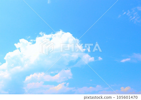 Blue sky and clouds background/texture 105601470