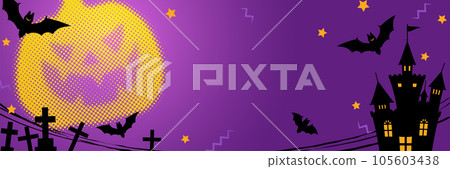 Pop and fashionable Halloween background illustration Pop and fashionable Halloween background illustration 105603438