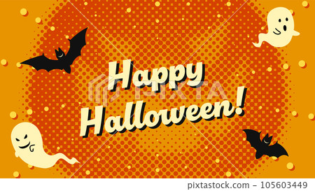 Pop and fashionable Halloween banner template Pop and fashionable Halloween banner template 105603449