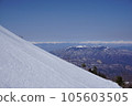 Northern Alps covered with snow 105603505
