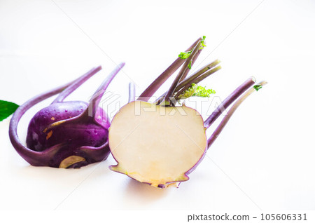 切紫色大頭菜 105606331