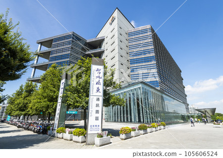 Building view of the Taipei Far Eastern Telecom Park (Tpark) in New Taipei City, Taiwan. Building view of the Taipei Far Eastern Telecom Park (Tpark) in New Taipei City, Taiwan. 105606524