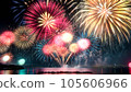 Colorful fireworks AI image 105606966
