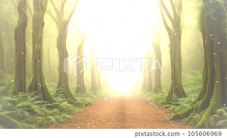 夢幻森林道路AI圖像 夢幻森林道路AI圖像 105606969
