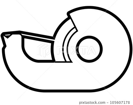 玻璃紙膠帶的例證 玻璃紙膠帶的例證 105607178