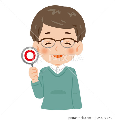 答案丸中年男性上半身 答案丸中年男性上半身 105607769