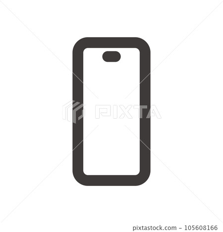 Simple and easy-to-use smartphone icons ideal for product design, application development and programming 105608166