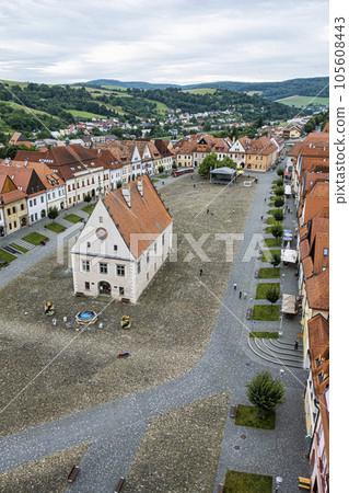 Old City Hall from Basilica of Saint Giles, Bardejov, Slovakia 105608443