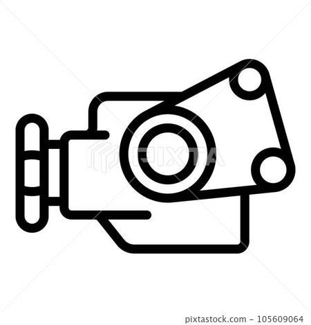 Pool service icon. Outline pool service vector icon for web design isolated on white background 105609064