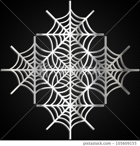 alloween spider net metal pattern 105609155