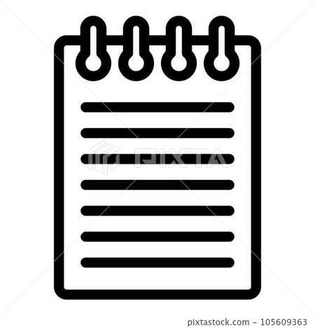 Story scenario icon. Outline story scenario vector icon for web design isolated on white background 105609363