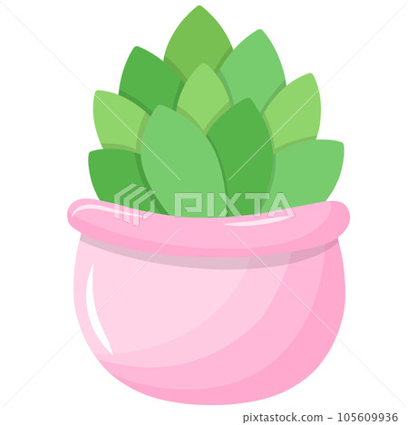 Colorful potted plants Colorful potted plants 105609936