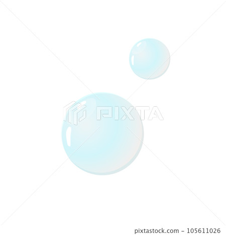 vector illustration sea bubble illustration on white 105611026