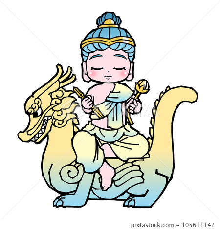 Fudo Myo-o Eight Great Doji and Agattatsu Doji 105611142