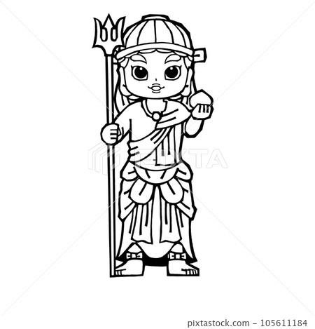 不動明王八大十字星、站十字星（單色） 105611184