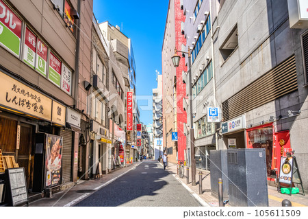 東京三田站港區街景 105611509