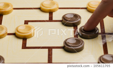Nine Men Morris Board Game Challenge Nine Men Morris Board Game Challenge 105611705