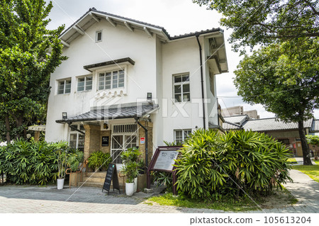 building view of former General Sun Li-Jen Residence in Pingtung, Taiwan. Has now been redeveloped into a cultural and creative park. 105613204