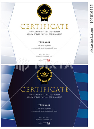 Certificate of award, certificate of commendation landscape template 105 Certificate of award, certificate of commendation landscape template 105 105616515